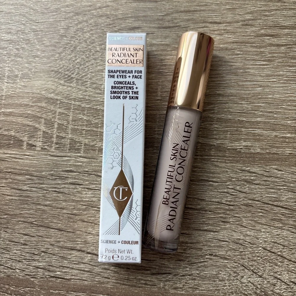 Charlotte Tilbury Beautiful Skin Radiant Concealer 3 Fair 0.25 oz!!!